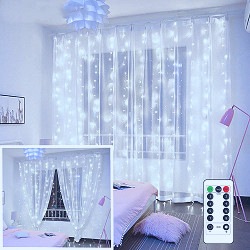 Amazon.com: YEOLEH String Lights Curtain,USB Powered Fairy Lights for  Bedroom Wall Party,8 Modes & IP64 Waterproof Ideal for Outdoor Wedding  Decor (White,7.9Ft x 5.9Ft) : Home & Kitchen